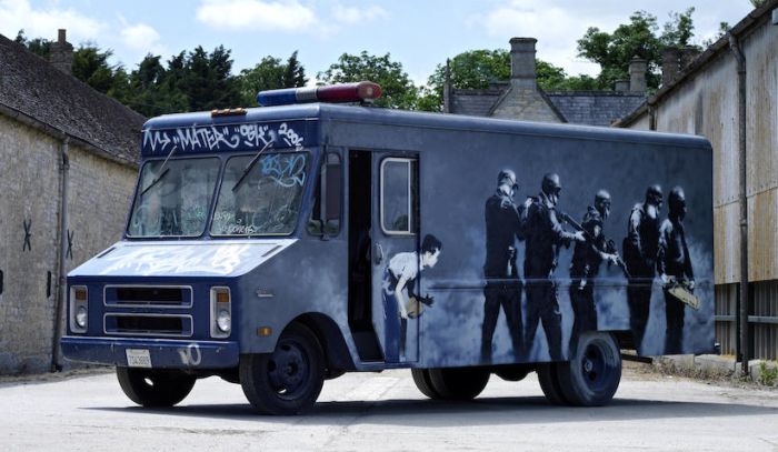 Banksy SWAT Bus