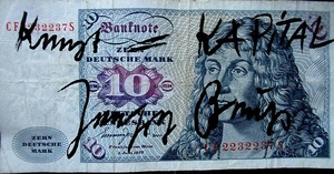 Joseph Beuys 10DM Kunst ist Kapital