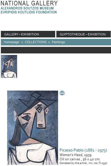 Picasso Gemälde aus Athener Museum gestohlen