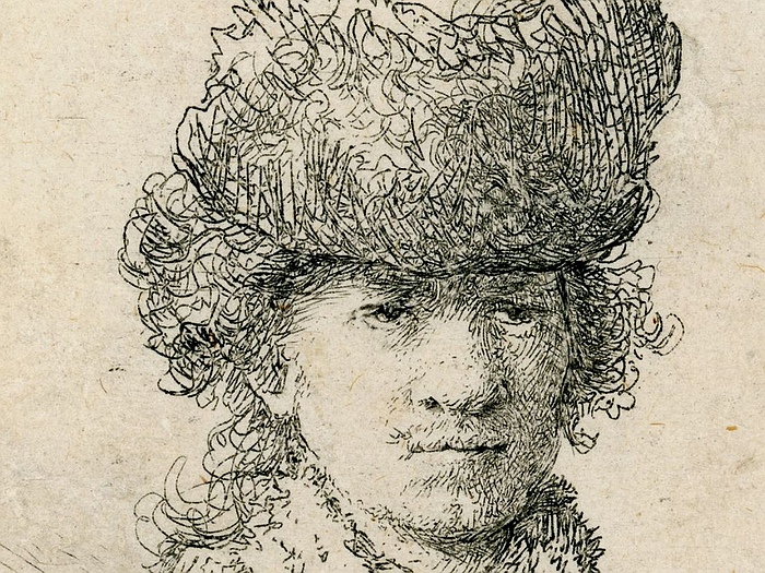 Rembrandt Radierung wiederentdeckt