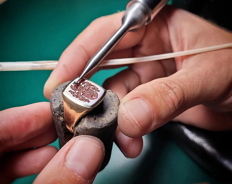 Siegelring Herstellung