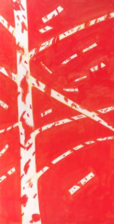 Alex Katz Red Tree - Neue Grafikedition 2025 erschienen | FRANK FLUEGEL GALERIE Ausstellung Nuernberg