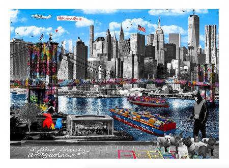 Mr. Brainwash - Brooklyn is Beautiful💥 I love New York | FRANK FLUEGEL GALERIE Ausstellung Nuernberg