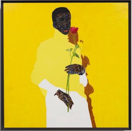 Amoako Boafo | Yellow Turtleneck, 2025 Ausstellung Nuernberg