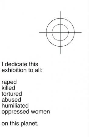 Einzelausstellung Im Visir von Renate Bertlmann, Galerie Gisela Clement, Bonn Ausstellung Bonn