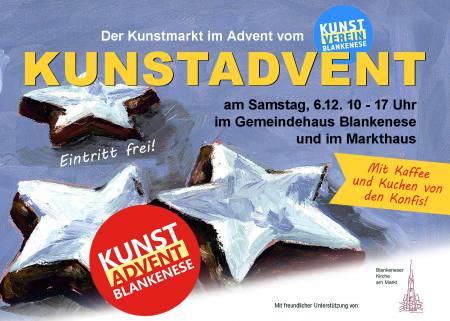 Kunstmarkt im Advent Kunstmesse Hamburg- Blankenese