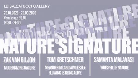 Exhibition "Nature s Signatures" at Luisa Catucci Gallery Ausstellung Berlin