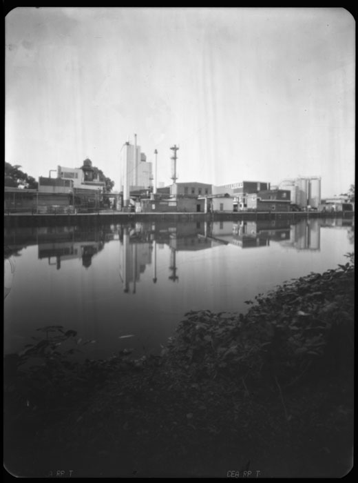 Wilhelmsburg in der Keksdose -  Camera Obscura Aufnahmen der Elbinsel Ausstellung Hamburg