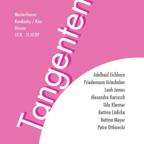 TANGENTEN - Meisterhaus Kandinsky / Klee  Dessau Ausstellung Leipzig