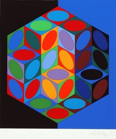 Victor Vasarely im Mathematikum Gie�en Ausstellung Gie�en