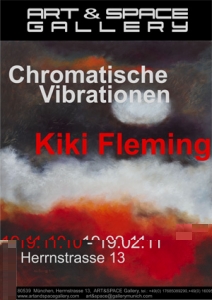 ART and SPACE Gallery - München: KIKI FLEMING "Chromatische Vibrationen"