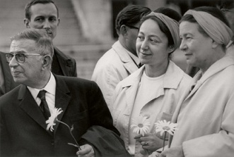 Jean-Paul Sartre und Simone de Beauvoir in Litauen. Fotografie Ausstellung Hamburg