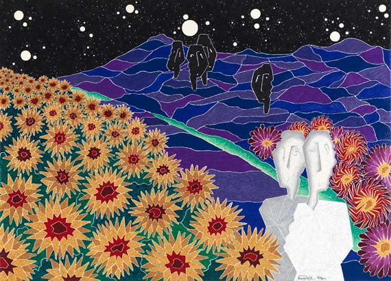 P.Charlotte Stein Infantellina praesentiert Francesco Visalli "Realt alternativa" Personal-ausstell