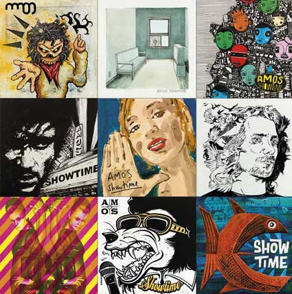 ONE ALBUM  HUNDREDS OF ARTWORKS: AMOS SHOWTIME