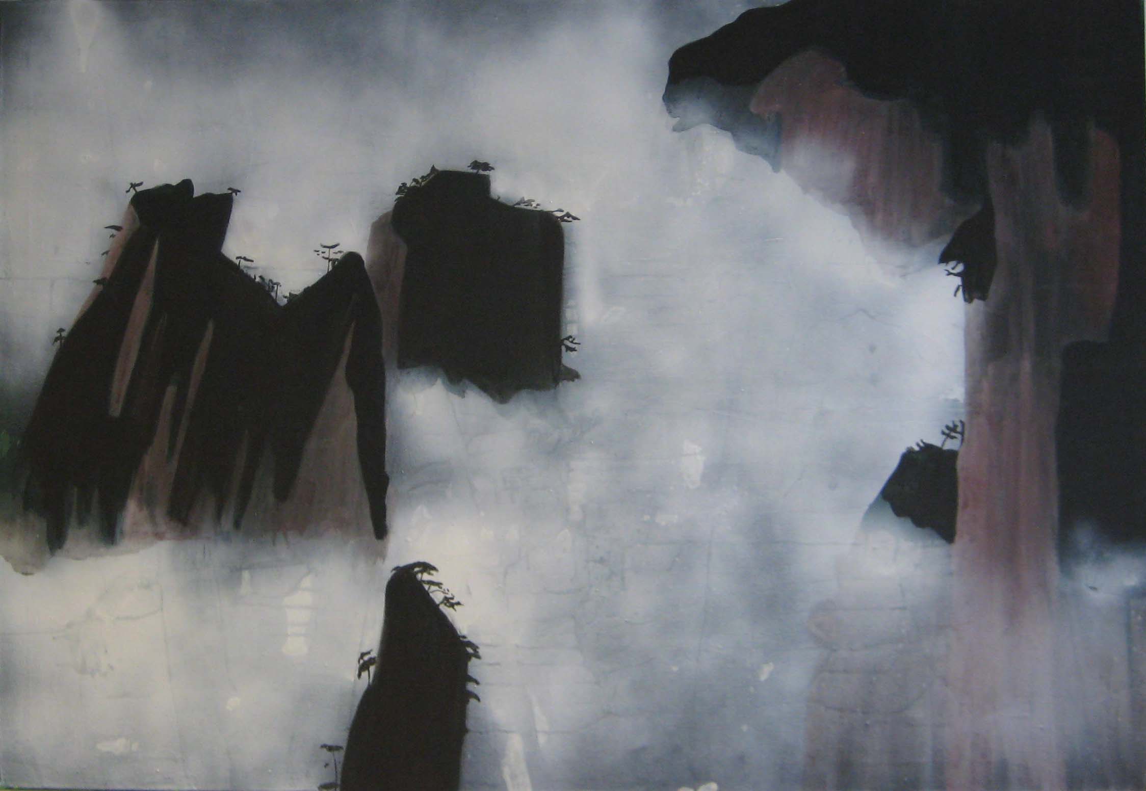 "Herein, Herein" - Malerei von Emel Geris und Mi-ran Kim