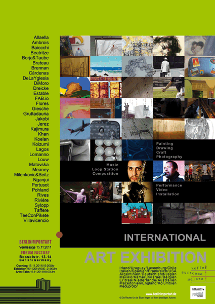 KOFFER - berlinimportart International Art Exhibition 