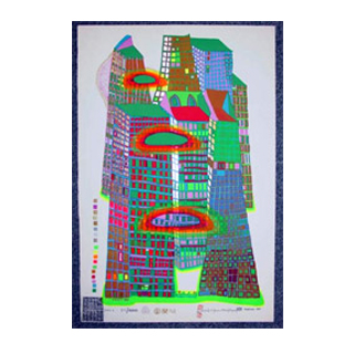 FRIEDENSREICH HUNDERTWASSER - Druckgrafik Ausstellung Wetzlar