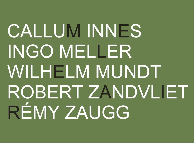 Callum Innes, Ingo Meller, Wilhelm Mundt, Robert Zandvliet, Remy Zaugg