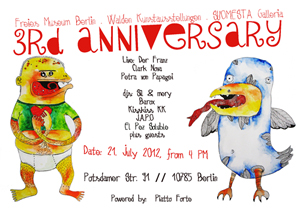 3d anniversary Freies Museum Berlin