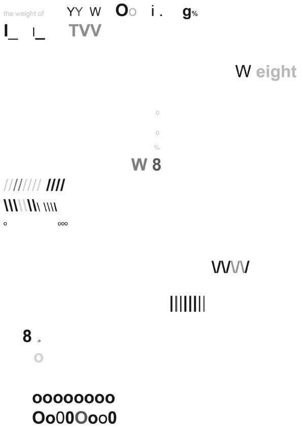 the weight of 8
