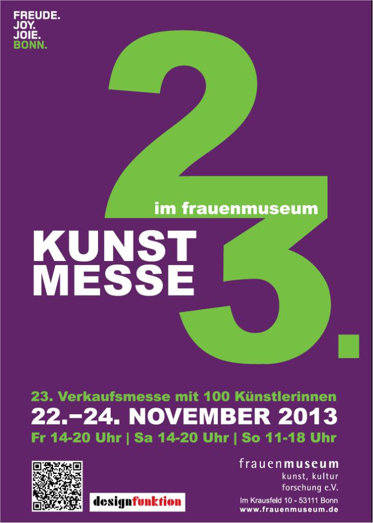 100 Knstlerinnen stellen aus - Frauenmuseum wird zur Kunstmesse