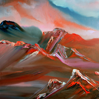 David Snider - "Sands of Time", Malerei, Ausstellung von "art place berlin" 