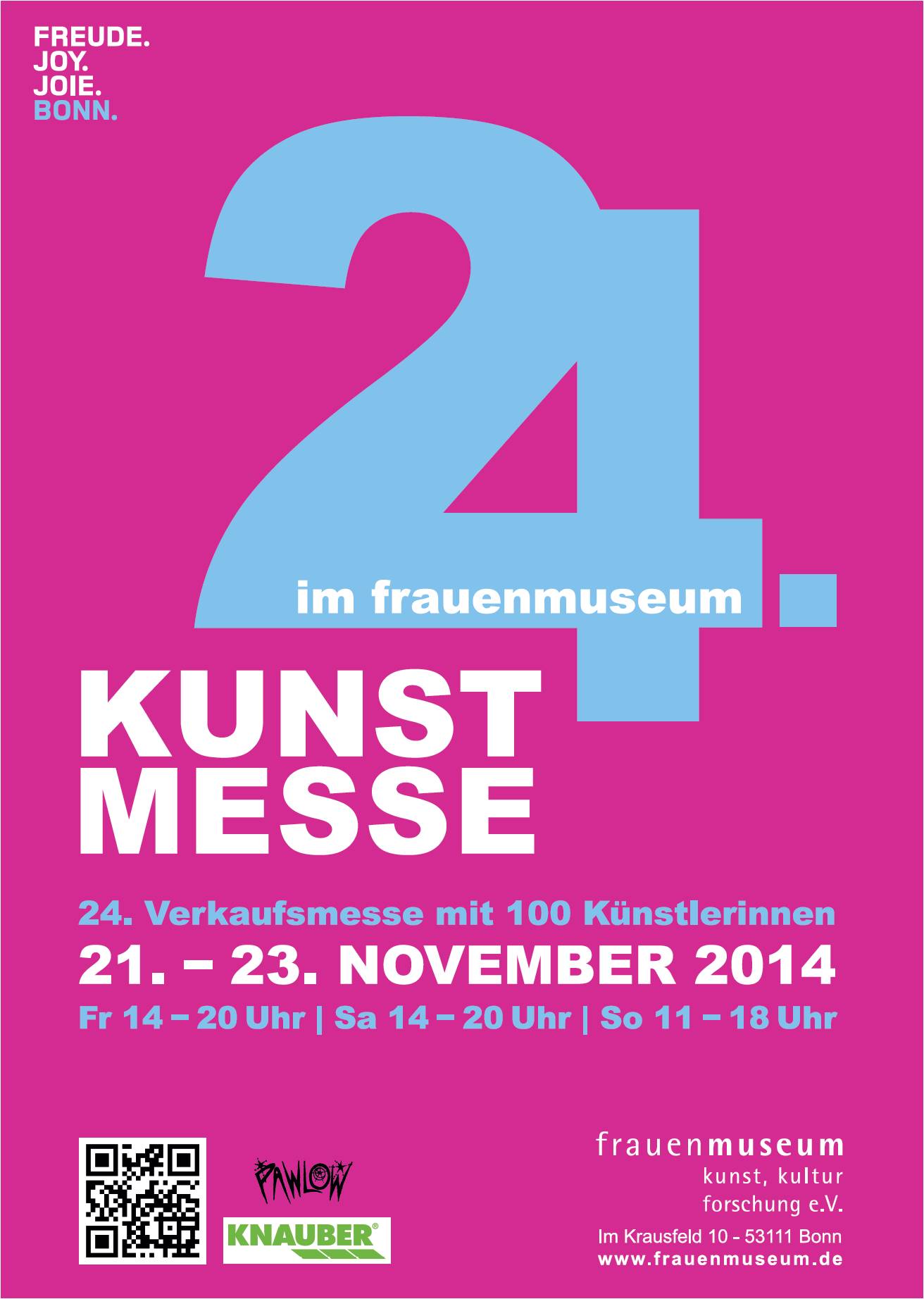 24. Kunstmesse und Verleihung des Valentine Rothe Preises