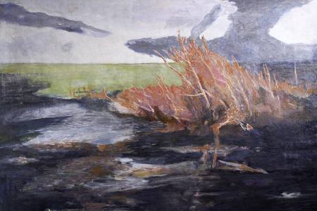 "Ohne Bezug" Malerei, l auf Leinwand Ausstellung Berlin