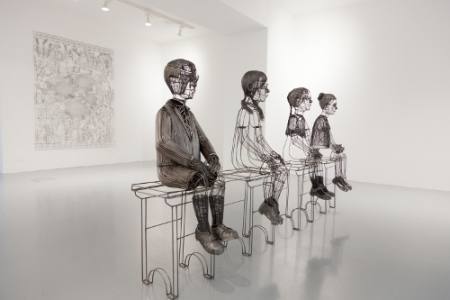 "Raumzeichnungen"  Ausstellung Linz