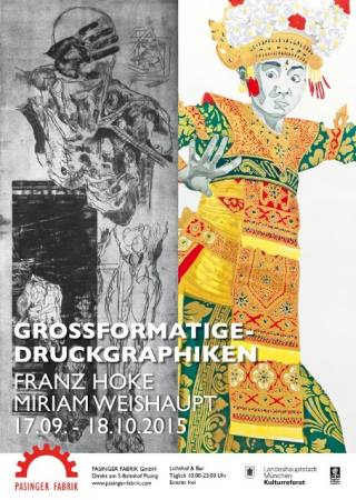 Grossformatige Druckgraphiken Ausstellung Muenchen