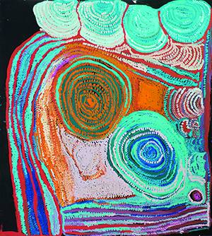 Wanderausstellung Pro Community 2016 � Ngaanyatjarra Lands  Die Art Brut der Aboriginal Art aus West