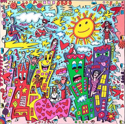 James Rizzi: Good vibrations. Ausstellung in der Kunsthandlung Langheinz   Ausstellung Darmstadt