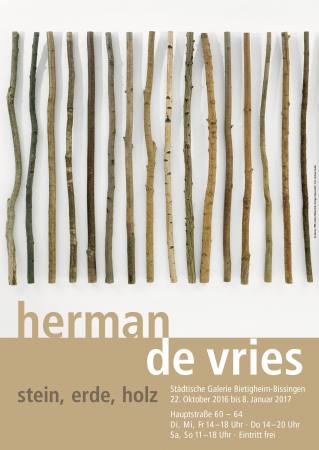 stein, erde, holz. herman de vries