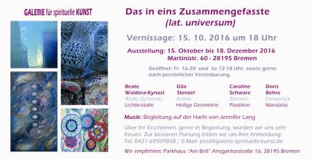 Das in ein Zusammengefasste (lat. universum)