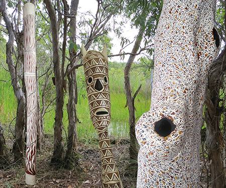 BUKU-LARRNGGAY - Gem�lde und Skulpturen aus dem Top End Australiens