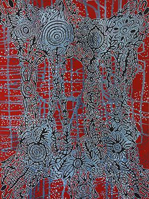 Farben der Wste - Aboriginal Art im Teppichhaus Jordan Ausstellung Waldshut-Tiengen