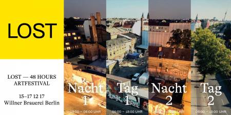 LOST- 48 HOURS ARTFESTIVAL Ausstellung Berlin