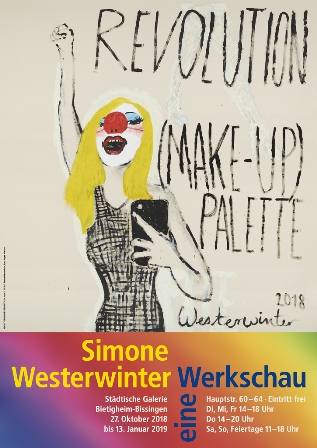 Revolution (Make-up) Palette. Simone Westerwinter - eine Werkschau Ausstellung Bietigheim-Bissingen