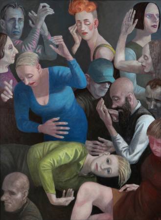 Volker Stelzmann. Was tun? Malerei und Radierungen Ausstellung Berlin