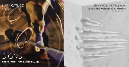 SIGNS - exhibiting Anne Cecile Surga and Paolo Treni