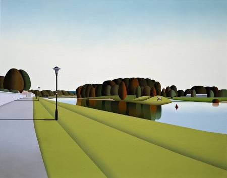 Deutsche Landschaft. Jan Schler - Malerei Ausstellung Berlin