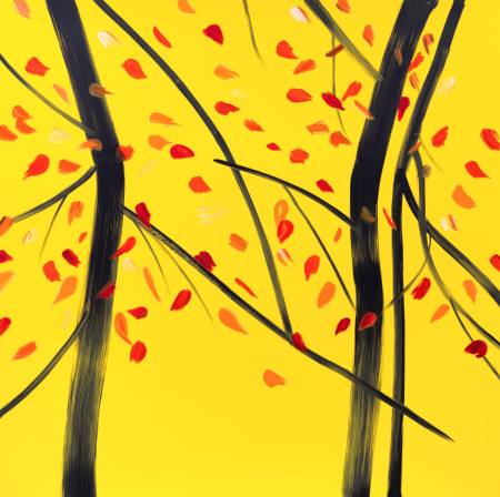 Alex Katz Autumn 1 | FRANK FLUEGEL GALERIE - Ausstellung Ausstellung Nuernberg