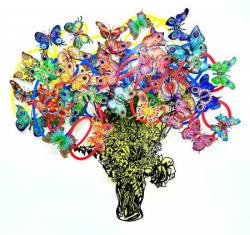 David Gerstein Whispers of Wings neue 3-D Wand Skulptur aus 2024 erschienen