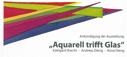 Aquarell trifft Glas
