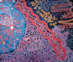 Purungu und Narrupa   Aboriginal Art vom Volk der Sonne und des Schattens Museumsausstellung der Ga