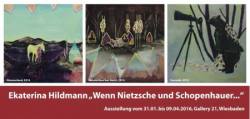 „Wenn Nietzsche und Schopenhauer...“ - Ekaterina Hildmann, Malerei