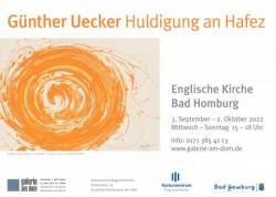 Günther Uecker - Huldigung an Hafez
