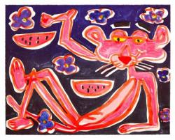 Katherine Bernhardt - ultra-contemporary | FRANK FLUEGEL GALERIE - Ausstellung Nuernberg