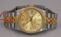 GOLDSCHATZ  -  ROLEX Datejust 41 Stahl/gold + BRILLANTEN  und GOLDMNZEN