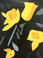 Alex Katz Freesia Flowers neue Grafikedition 2024 | FRANK FLUEGEL GALERIE - Ausstellung Nuernberg